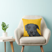 かわいらしい青いステフィー（ベージュ） クッション (椅子)