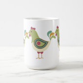かわいらしい鶏 コーヒーマグカップ (中央)