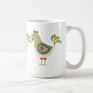 かわいらしい鶏 コーヒーマグカップ