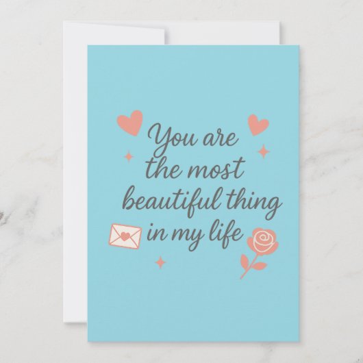 かわいらしい1歳の誕生日招待状 – かわいい&ペルソナ 招待状 (正面)