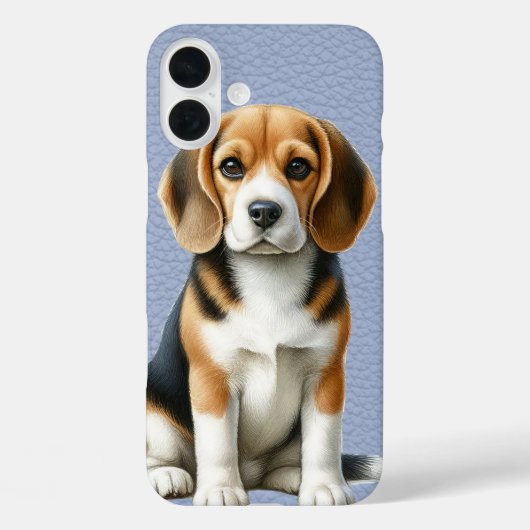 かわいらしい3色のビーグル子犬 Case-Mate iPhoneケース (裏面)