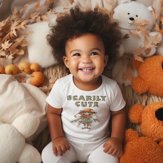 かわいらしい「弱々しく可愛い」ハロウィーン ベビーボディスーツ