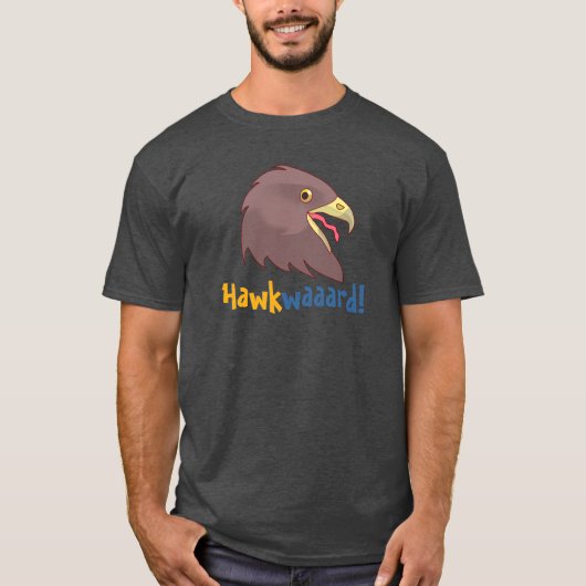 かわいらしいHawkwaaaard! (Mの色の選択) Tシャツ (正面)