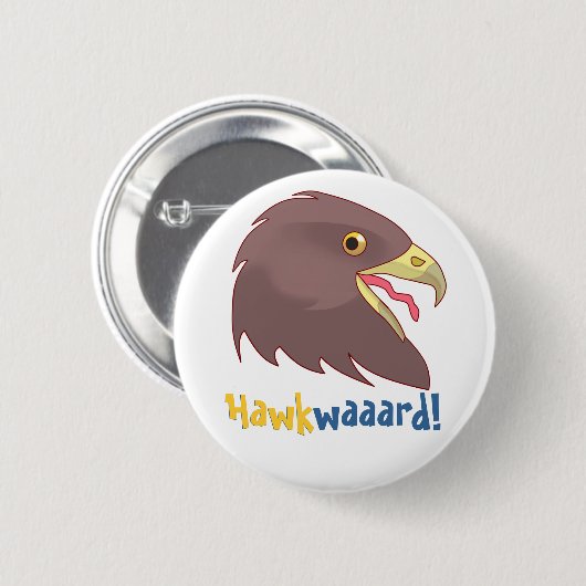 かわいらしいHawkwaaard! 缶バッジ (正面&裏面)
