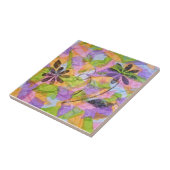 かわいらしいPosiesのコラージュ タイル (側面)