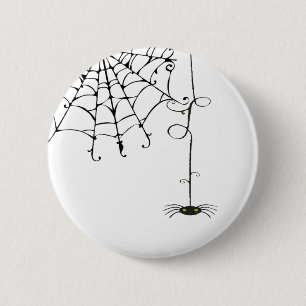 かわいらしいspiderweb 缶バッジ