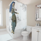 かわいらしいSteampunkのcosplayヴィンテージの シャワー・カーテン シャワーカーテン (インサイチュ)