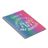 かわいらしおもしろいカラフルノート ノートブック (右側)