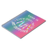 かわいらしおもしろいカラフルノート ノートブック (左側)