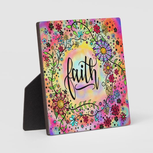 かわいらしお洒落フローラ フォトプラーク (正面)