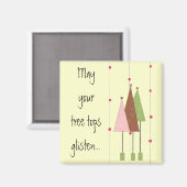 かわいらしお洒落木 マグネット (正面/裏面)