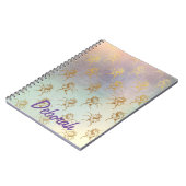 かわいらしお洒落Unicorns ノートブック (左側)