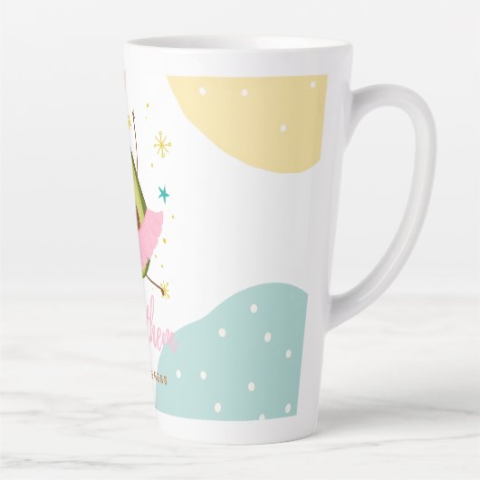 かわいらしかわいいガーリーアボカドバレリナスライ カフェラテマグ (右)