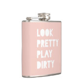 かわいらしくおもしろいな引用文の赤面のピンクを見て下さい フラスク (右)