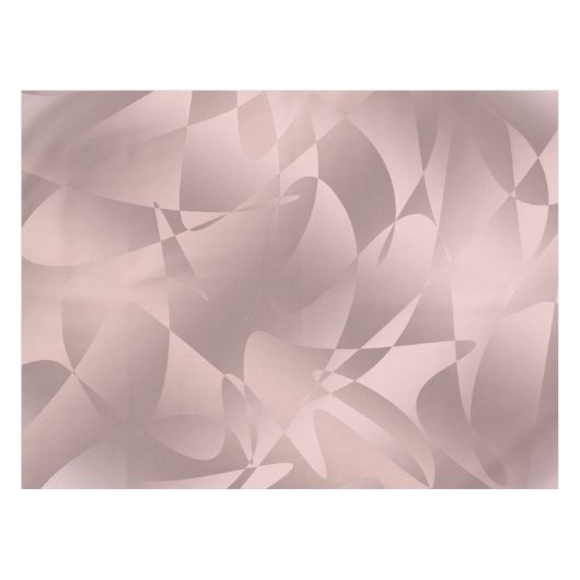 かわいらしくエレガントでスタイリッシュなばら色の金ゴールドパターン テーブルクロス (正面(横))