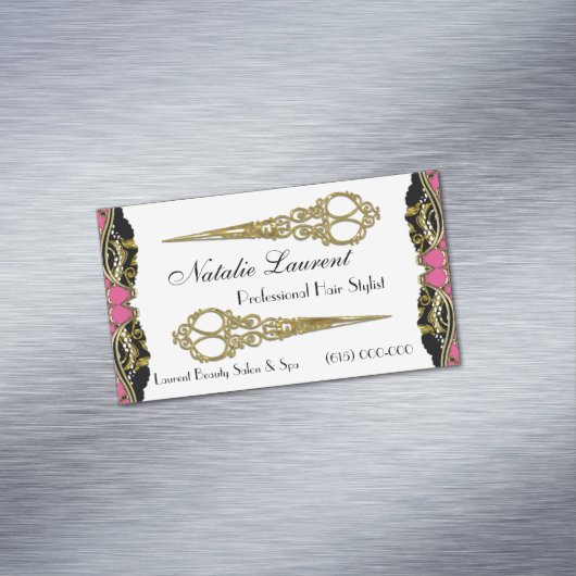 かわいらしくエレガントな倍はパリのバロックを切ります マグネット名刺 (インサイチュ)