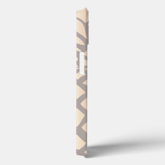 かわいらしくエレガントな銅のばら色の金ゴールドのパイナップル及び灰色 Case-Mate iPhoneケース (裏面 / 右)