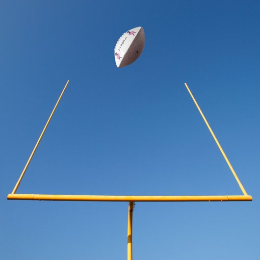 かわいらしくクールで黒いユニコーンのバレリーナのダンスのフットボール アメリカンフットボール