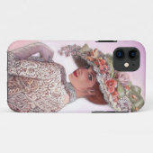 かわいらしくビクトリアンなファッションの女の子のiPhone 5の場合 Case-Mate iPhoneケース (裏面(横))