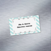 かわいらしく予測できない名刺 マグネット名刺 (インサイチュ)