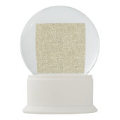 かわいらしく名前入りな誕生日の雪の地球のギフト第30 スノーグローブ (裏面)