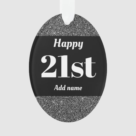 かわいらしく名前入りな誕生日プレゼントのオーナメント第21 オーナメント (正面)