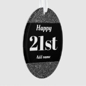 かわいらしく名前入りな誕生日プレゼントのオーナメント第21 オーナメント (正面)