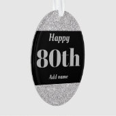 かわいらしく名前入りな誕生日プレゼントのオーナメント第80 オーナメント (正面)