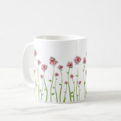 かわいらしく小さいバラのマグ コーヒーマグカップ (正面左)