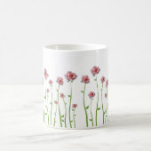 かわいらしく小さいバラのマグ コーヒーマグカップ (中央)