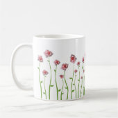 かわいらしく小さいバラのマグ コーヒーマグカップ (左)