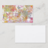 かわいらしく抽象的な名刺 名刺 (正面/裏面)