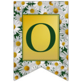 かわいらしく明るいデイジーの誕生日のお祝い バンティングフラッグ (第2の旗)