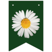 かわいらしく明るいデイジー年齢のハッピーバースデー バンティングフラッグ (第1の旗)
