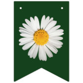 かわいらしく明るいデイジー年齢のハッピーバースデー バンティングフラッグ (第3の旗)