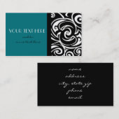 かわいらしく、専門 名刺 (正面/裏面)