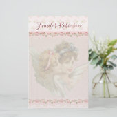 かわいらしく、甘い守り神 便箋 (スタンド正面)