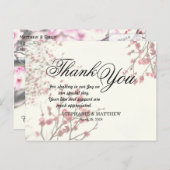 かわいらしさくらんぼの花が白エレガントい ポストカード (正面/裏面)