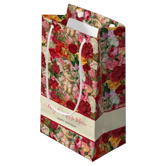 かわいらしちんビクトリアンなスクラップブック スモールペーパーバッグ (正面アングル)