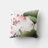 かわいらしとアスタイリッシュインスパイアジア蓮の枕 クッション (裏面)