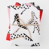 かわいらしとスタイリッシュハイヒール ラッピングペーパーシート (インサイチュ)