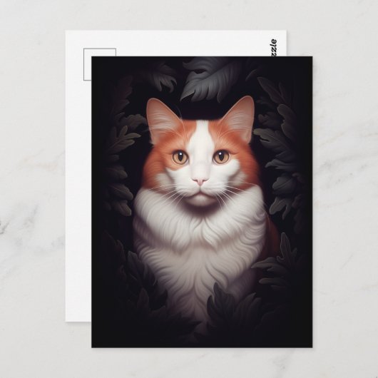 かわいらしの間の離れ生姜猫 ポストカード (正面/裏面)