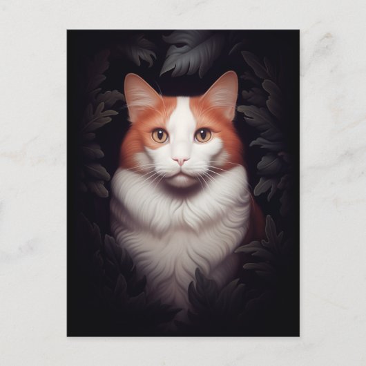 かわいらしの間の離れ生姜猫 ポストカード (正面)