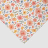 かわいらしみすぼらしいシックフランスのフローラアートパターン 薄葉紙 (詳細)