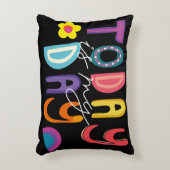 かわいらしやる気を起こさせるカラフル今日は僕の番だ アクセントクッション (正面(垂直))