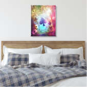 かわいらしアリスinワンダインスパイアランドのスペード キャンバスプリント (インサイチュ (寝室))