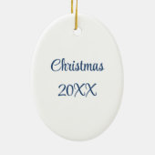 かわいらしアンティーク山積みの帳簿とヴィンテージバラ セラミックオーナメント (裏面)