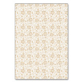 かわいらしアンティーク結婚フラワーの感謝していユテーブ テーブルナンバー (裏面)