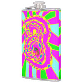 かわいらしアートパットルモザイク フラスク (左)