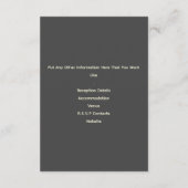 かわいらしアールヌーボー白い花ザ詳細 エンクロージャーカード (裏面)